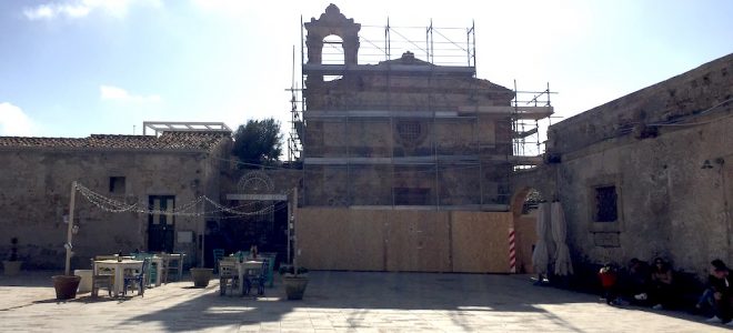Marzamemi. Partiti i lavori di restauro della chiesa di San Francesco di Paola